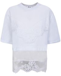 MSGM - T-Shirts - Lyst