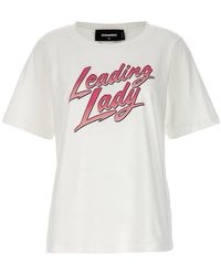 DSquared² - 'Leading Lady' T-Shirt - Lyst