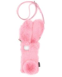 Balenciaga Fluffy Bunny Iphone 12/12 Pro Case - Pink