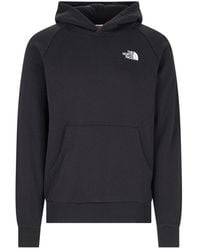 The North Face - Logo-print Cotton Hoodie - Lyst