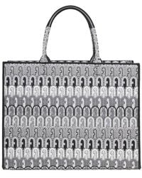 Furla - Shopping Bag Opportunity L In Jacquard Fabric - Lyst