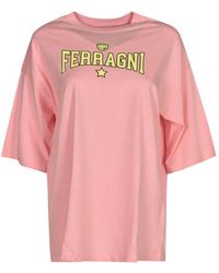 Chiara Ferragni - Oversized Logo T-shirt - Lyst