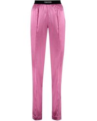 Tom Ford - Satin Trousers - Lyst