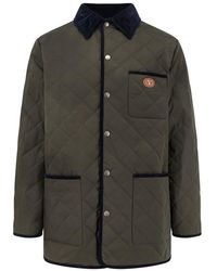 Valentino - Vlogo Patch Button-Up Jacket - Lyst