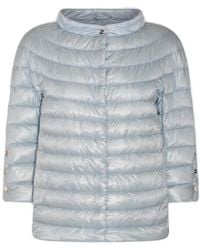 Herno - Light Cotton Blend Elsa Down Jacket - Lyst