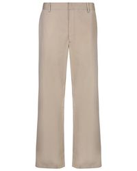 Prada - Mid-rise Tapered Trousers - Lyst