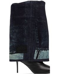 Jimmy Choo - X Jean Paul Gaultier Cuff Pointed-toe Over-the-knee Boots - Lyst