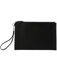 burberry black clutch bag