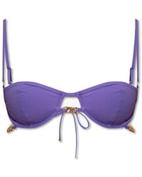 Stella McCartney - Purple Swimsuit Top - Lyst
