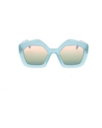 Marni - Laughing Waters Pentagon Frame Sunglasses - Lyst
