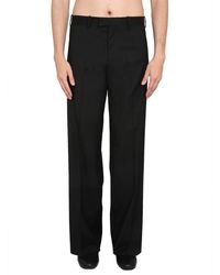 Raf Simons - Logo Patch Straight-Leg Trousers - Lyst