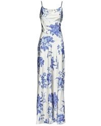 Guess - Floral Printed Sleeveless Maxi Dress - Lyst
