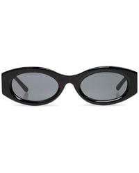 Linda Farrow - X The Attico Oval Frame Sunglasses - Lyst