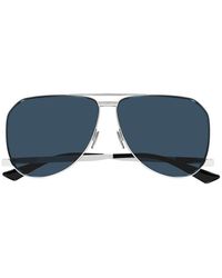 Saint Laurent - Sl690 Dust Aviator Sunglasses - Lyst