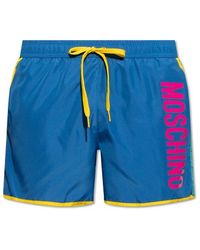 Moschino - Colorblocked Swim Trunks - Lyst