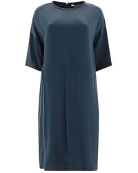 Max Mara - Terra Satin T-shirt Dress - Lyst