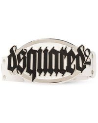 DSquared² - Gothic Logo Buckled Belt - Lyst