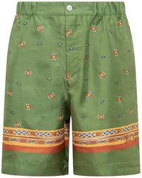 Nick Fouquet - Graphic Printed Bermuda Shorts - Lyst