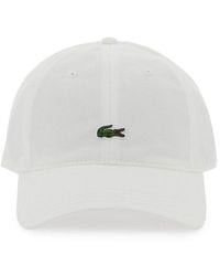 Lacoste - Twill Cap - Lyst