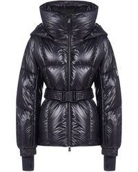 3 MONCLER GRENOBLE Synthetic 'thielle' Jacket With Belt in Black - Lyst