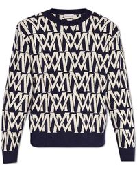 Moncler - Sweater With Logo, - Lyst