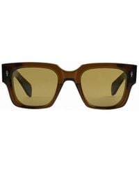 Jacques Marie Mage - Enzo Square Frame Sunglasses - Lyst