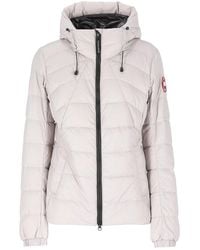 Canada Goose - Piumino Abbott In Nylon Rosa Antico - Lyst