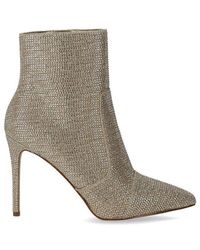 MICHAEL Michael Kors - Rue Glitter Embellished Heeled Ankle Boots - Lyst