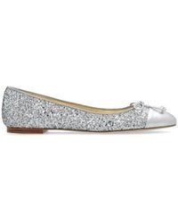 Sophia Webster - Bow Accent Ballet Flats - Lyst