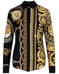 Versace Baroque Print Long-sleeved Shirt - Multicolour