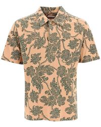 Dries Van Noten - All-Over Flower Print Polo Shirt - Lyst