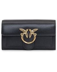 Pinko - Love One Chain Linked Crossbody Bag - Lyst