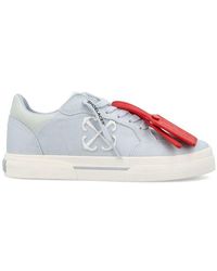 Off-White c/o Virgil Abloh - New Low Vulcanized Lace-up Sneakers - Lyst