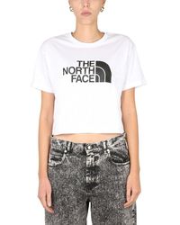 The North Face - T-shirt With Logo Embroidery - Lyst