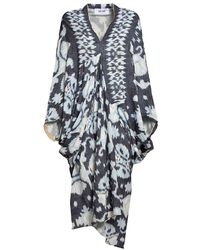 Bazar Deluxe - Patterned V-Neck Dress - Lyst