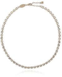 DSquared² - Crystal Embellished Pendant Necklace - Lyst