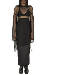 Rick Owens - Moody High Neck Long Sleeved Top - Lyst
