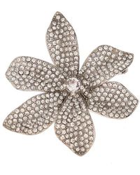 Dolce & Gabbana - Crystal-Embellished Brooch - Lyst