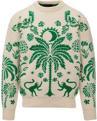 Alanui - Explosion Of Nature Knitted Jumper - Lyst