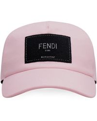 Fendi - Logo-patch Baseball Cap - Lyst