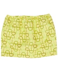 Gucci - Printed Mini Skirt - Lyst