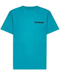 Barrow - Logo Printed Oversized T-shirt - Lyst