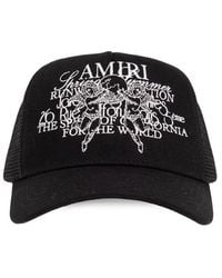 Amiri - Logo Embroidered Baseball Cap - Lyst