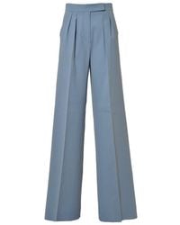 Max Mara - Wide Leg Tailored Trousers - Lyst