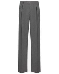 Dior - Pleated Loose-Fit Trousers - Lyst
