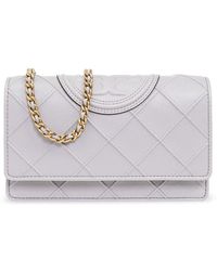 Tory Burch - Fleming Soft Chain-linked Wallet - Lyst