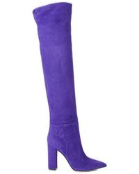 Gianvito Rossi - Pointed-toe Heeled Boots - Lyst
