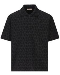 Valentino - Toile Iconographe Straight Hem Polo Shirt - Lyst