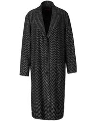 Missoni - Zigzag Knitted Coat - Lyst