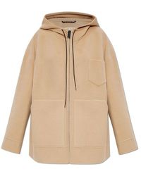 Marni - Wool Jacket With Hood - Lyst